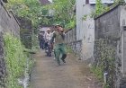 Jembatan Swadaya Kodim Klungkung di Dusun Kaleran Mulai Dikerjakan
